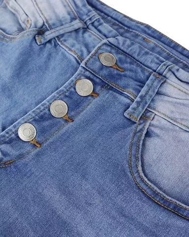 Stella® | Vintage Inspired 90' High Waisted Flare Jeans in Blau